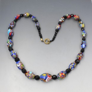 Venetian Millefiori Bead Necklace