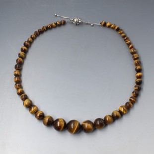 Tigers Eye Beads Necklace