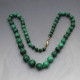 Malachite Beads Necklace 21 Inches