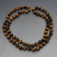 Tigers Eye Beads Necklace 34 Inches 