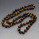 Vintage Tigers Eye Beads Necklac