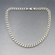 Vintage Mens Silver Curb Chain
