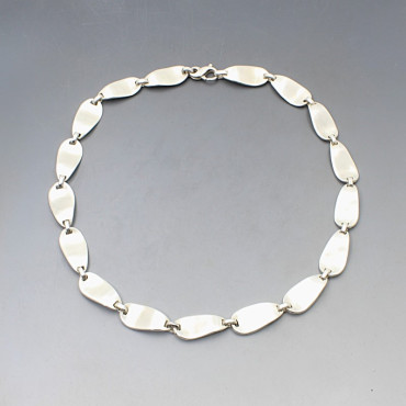 Silver WSG Links Necklace
