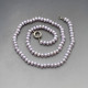 Silver Dyed Freshwater Pearl Necklace