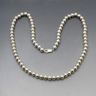Silver Ball Chain Necklace