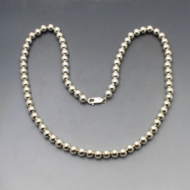 Silver Ball Chain Necklace