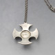 Caithness Jewellery Glass Silver Pendant