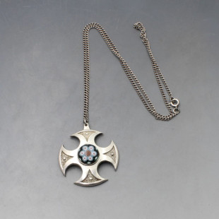 Caithness Jewellery Glass Silver Pendant