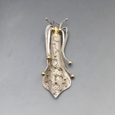 Graham Watling  Sterling Silver Locust Pendant