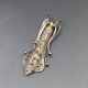 Graham Watling  Sterling Silver Locust Pendant