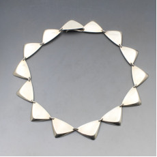 Hans Hansen Bent Gabrielson Silver Necklace #319