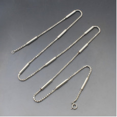Italian Modernist Silver  Necklace