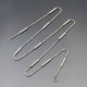 Italian Modernist Silver  Necklace