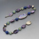 Joanne Mackarell Enamel Silver and Gemstone Bead Necklace 1998