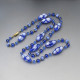 Venetian Blue Millefiori Bead Necklace