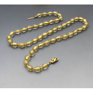 Venetian Gold Foil Beads 
