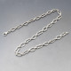 Silver Modernist Chain Necklace