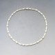 Vintage Slim Silver Link Necklace 