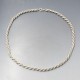 VSilver Rope Chain Necklace 18 Inches