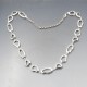 Silver Abstract Modernist Necklace