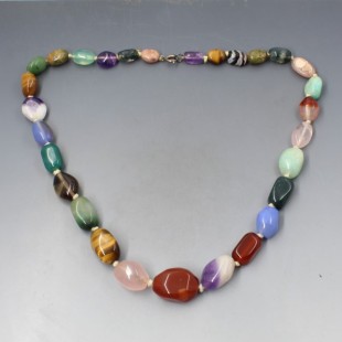 Multi Gemstone Bead Necklace