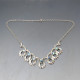Hermann Siersbol Silver  Blue Necklace