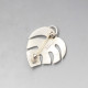 Silver Leaf Brooch or Pendant