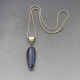 Blue Azurite Sterling Silver Pendant