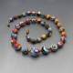 Vintage Venetian Multi Colour Bead Necklace