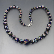 Cloisonne Bead Necklace