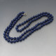 Lapis Lazuli Beads Necklace - 34.5 Inches