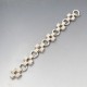 Amber Silver Art Deco Bracelet