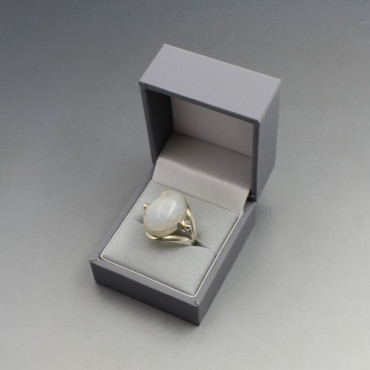 Moonstone and Silver Ring 