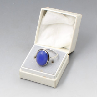 Blue Chalcedony Ring Shipton and Co