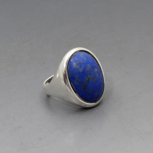 Horsens Solvvarefrabrik Lapis and Silver Ring