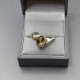 Designer Smokey Quartz and Silver Ring