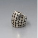 Solid Silver Modernist Ring