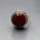 Kaunis Koru Finland Carnelian and Silver Ring