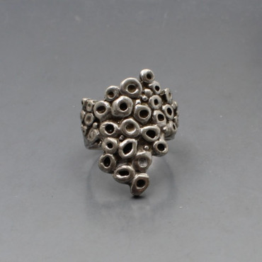 Silver Modernist Ring, Edinburgh 1972