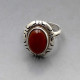 Mexico Silver and Carnelian Ring