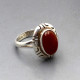 Mexico Silver and Carnelian Ring