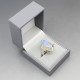 Blue Moonstone Silver Ring 