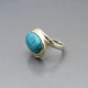 Vintage Turquoise and Silver Ring