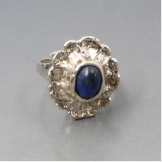 PERLI Lapis Lazuli 835 Silver Ring