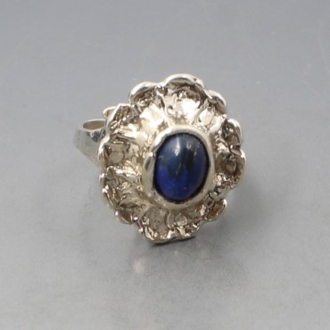 PERLI Lapis Lazuli 835 Silver Ring