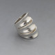 Chunky Silver Statement Ring 
