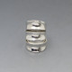 Chunky Silver Statement Ring 