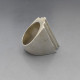Vintage Silver Modernist Art Deco Style Ring