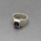 Vintage Iolite and Sterling Silver Ring