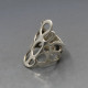 Vintage Silver Abstract Ring